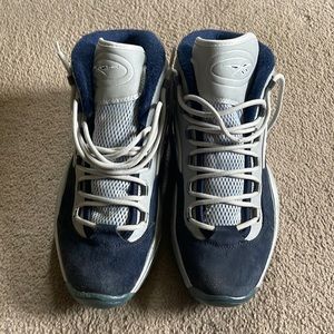 Reebok Allen Iversons silver and navy blue